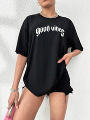 Good Vibes Women's Oversized Tee